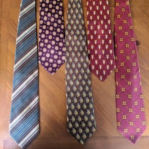 FLASH SALE: Assortment of 5 Valentino Ties